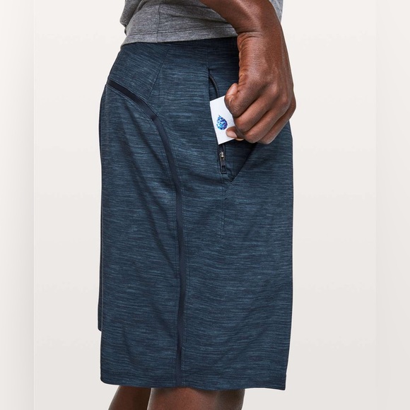 Lululemon Pace Breaker Shorts Navy Blue Size Medium - Picture 3 of 7